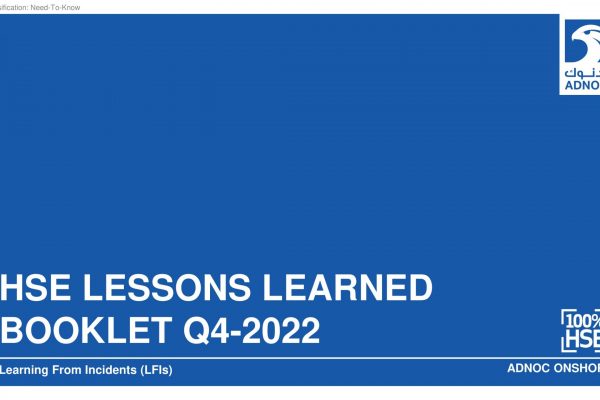 ADNOC Onshore HSE Lessons Learned Booklet Q4-2022 (Business Partners)-01