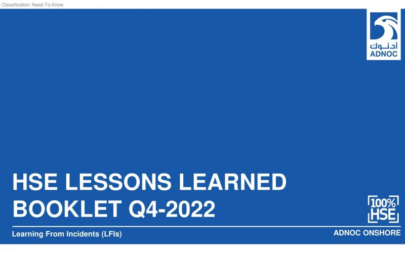 Final ADNOC Onshore HSE Lessons Learned Booklet Q4-2022-01